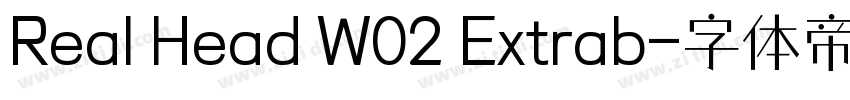 Real Head W02 Extrab字体转换